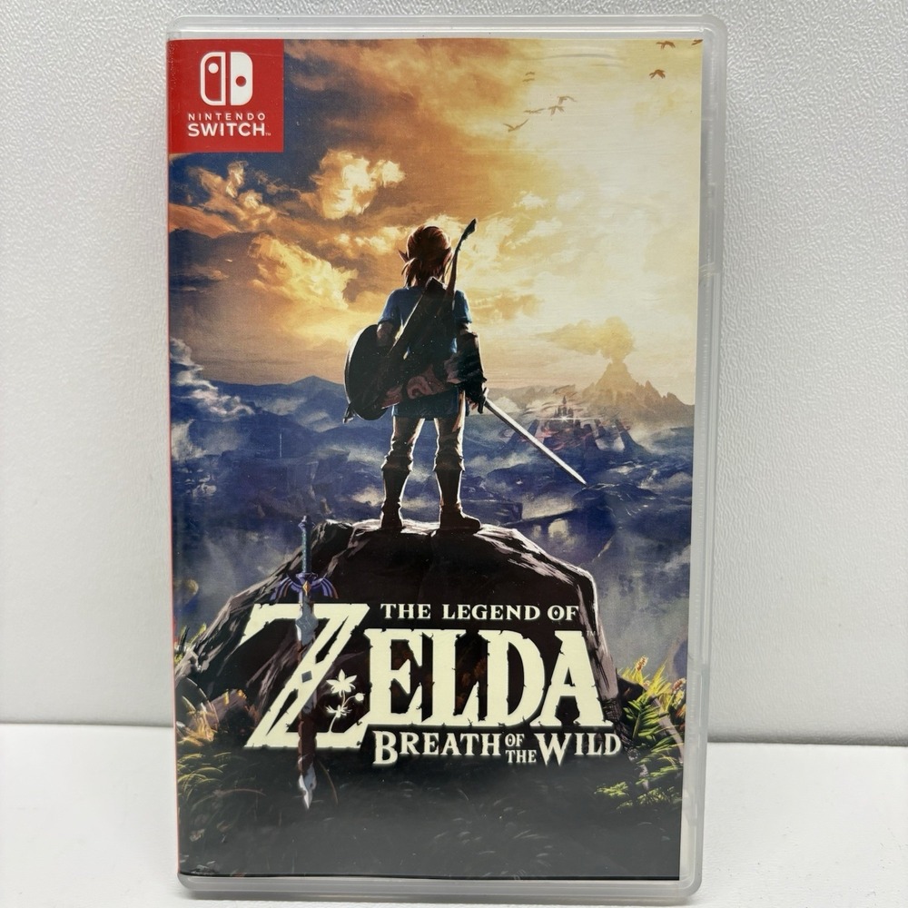 Nintendo Switch The Legend of Zelda Breath of the Wild Case Only No Game Authent